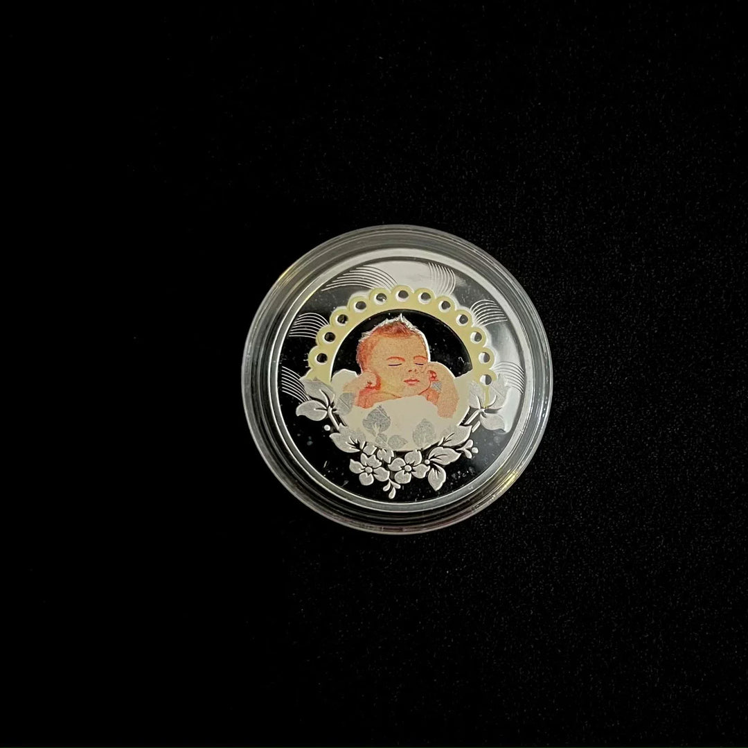 10g Silver Colour Teddy Bear Coin-1pc - RB Diamond Jewellers