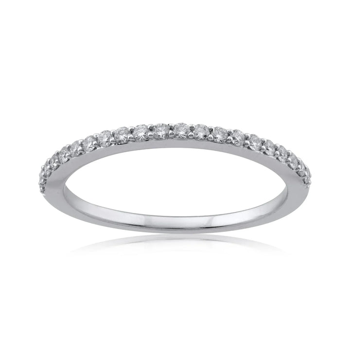 18K WG Women Diamond Band Ring-1pc - RB Diamond Jewellers