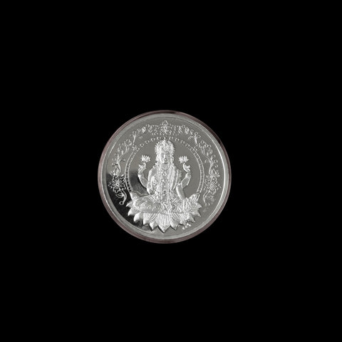 20g Silver Non Colour Laxmi Coin-1 pc
