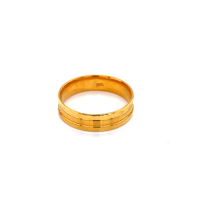 22K YG Men's Fancy Ring-1pc