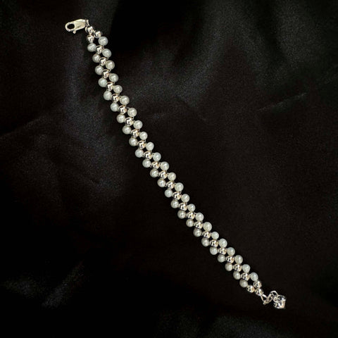 Pearl Silver Bracelet-1pc