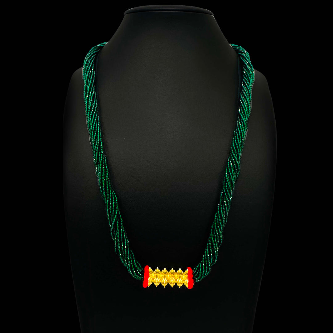 24K YG Green Hydro Pote Tilhari-1pc