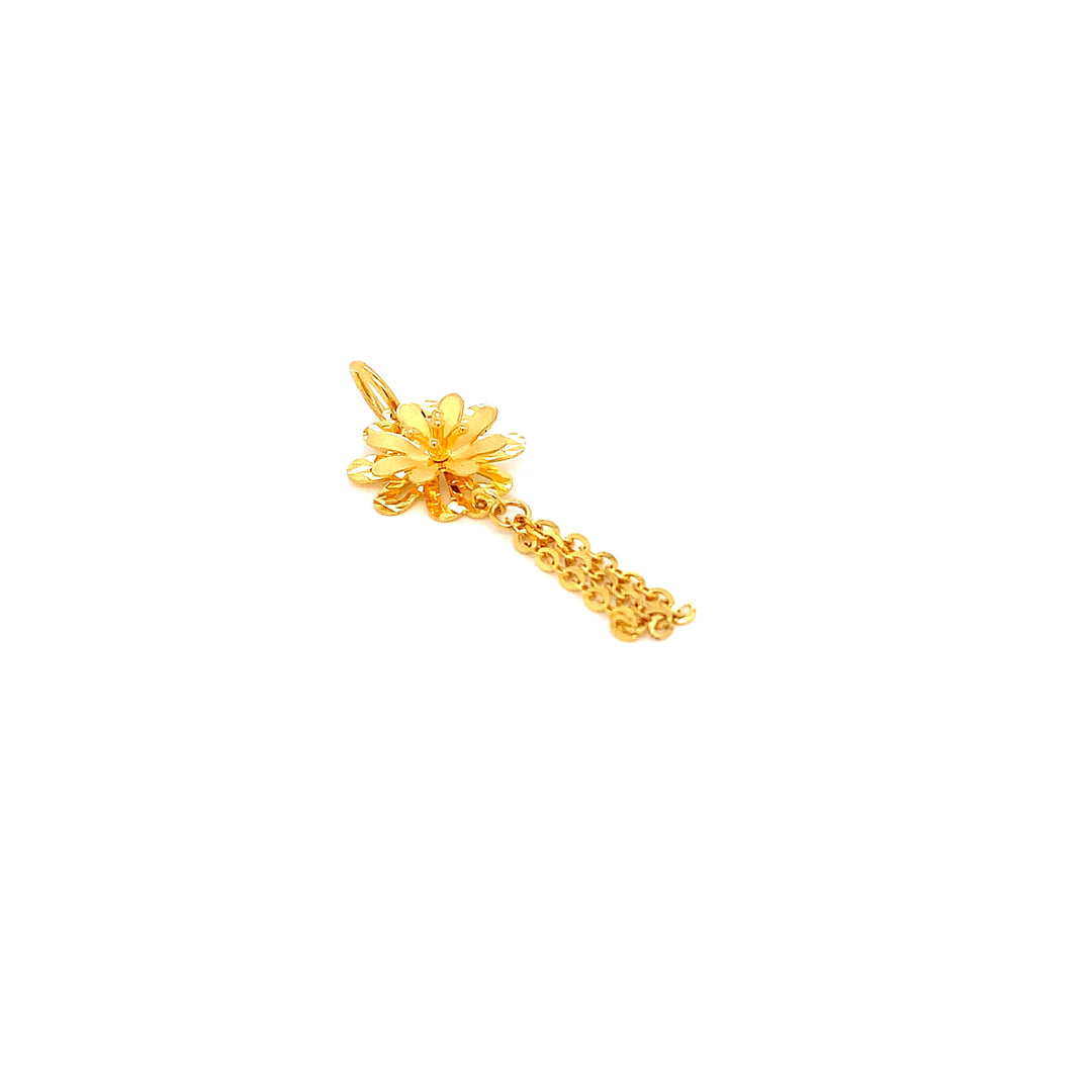 22K YG Fancy Pendant-1pc