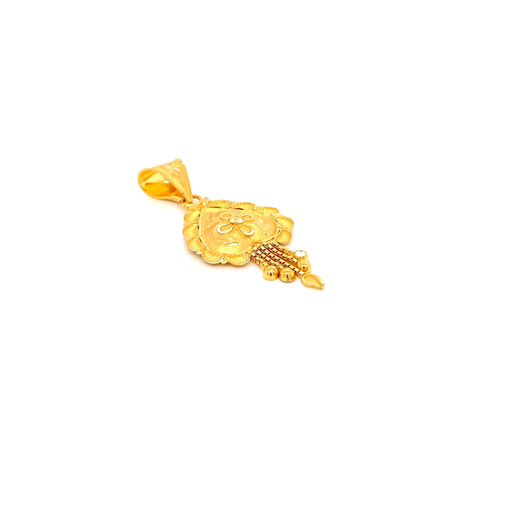 22K YG Fancy Pendant-1pc