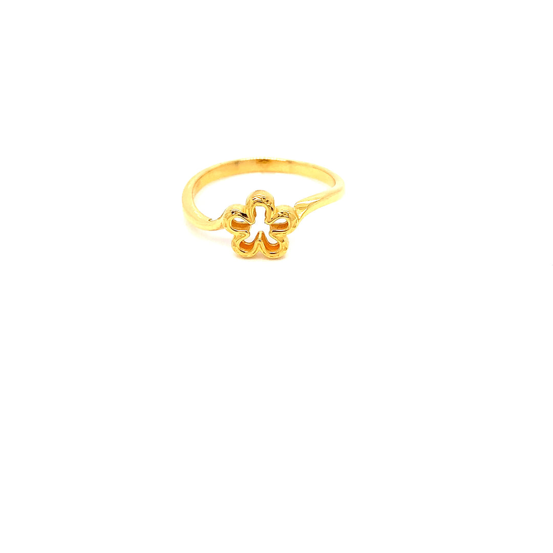 22K YG Fancy Ring-1pc