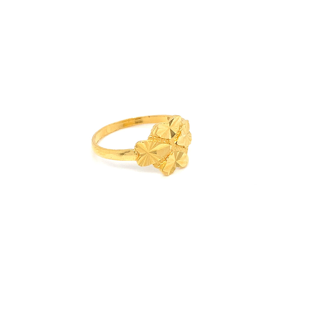22K YG Fancy Ring-1pc