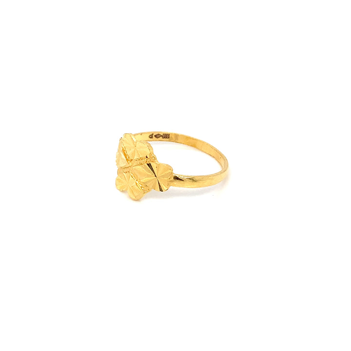 22K YG Fancy Ring-1pc