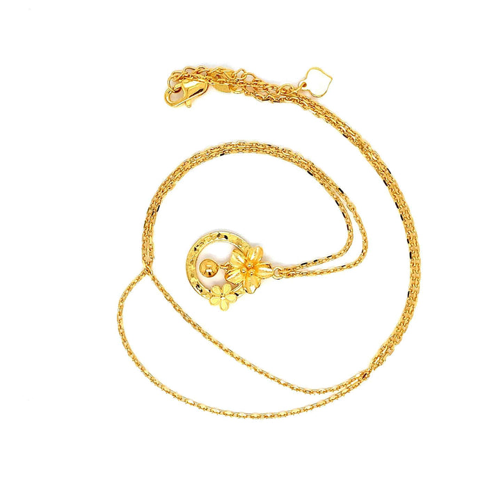 22K YG Fancy Necklace-1pc