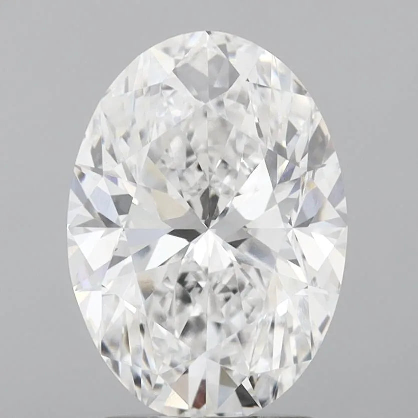 3.40ct Oval Lab Grown Diamond (Colour E, Clarity VVS2, IGI Certified)