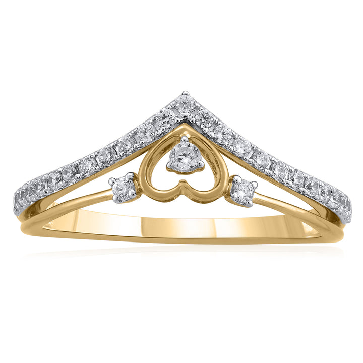 18K YG Cluster Diamond Ring- 1pc