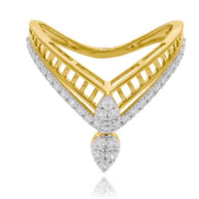 18K YG Cluster Diamond Ring- 1pc