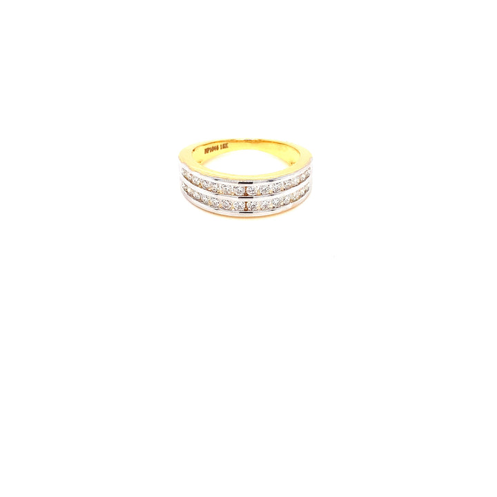 18K YG Cluster Diamond Ring- 1pc