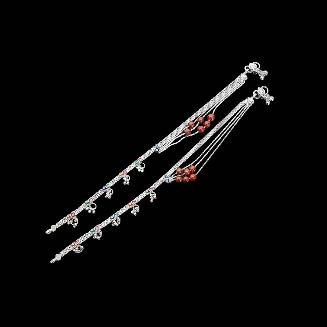 Teen/Tween Sterling Silver Anklet 21-24cm-1pair