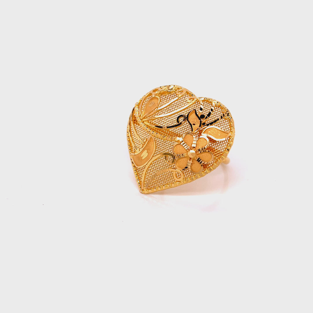 22K YG Umbrella Ring for Women – Shop
