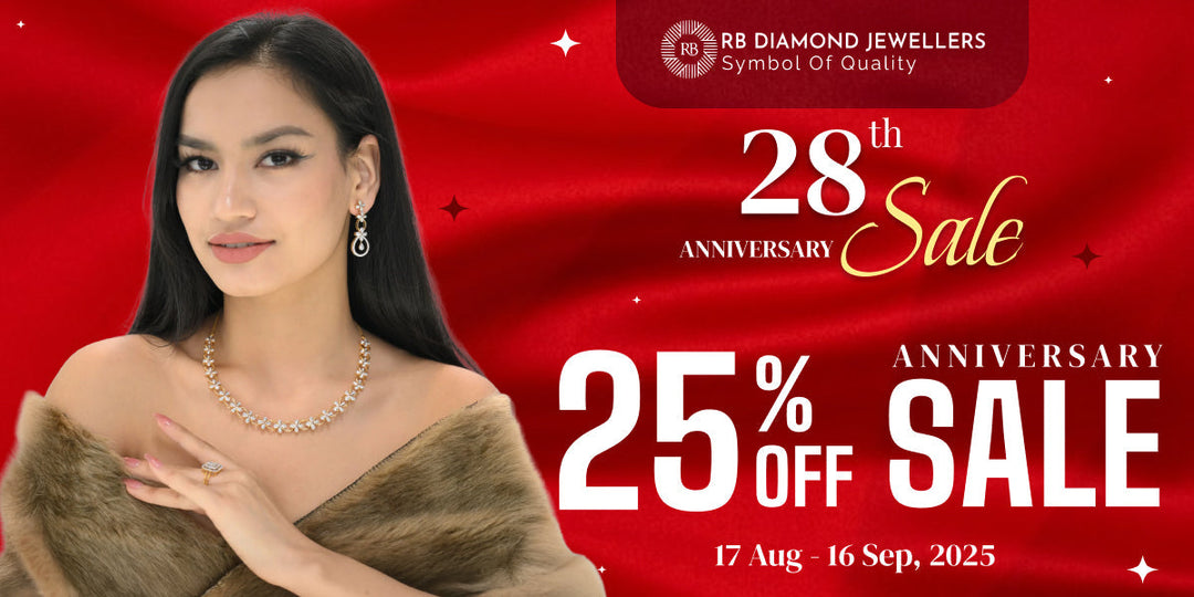 Celebrate 29 Years of Sparkle: 25% Off Diamond Jewellery for a Limited Time