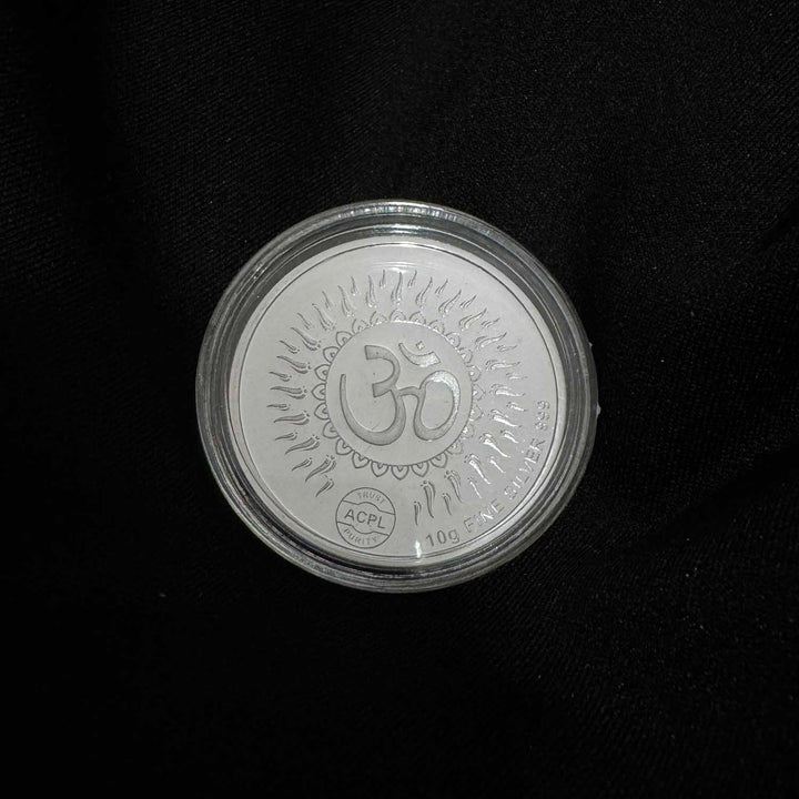 10g 999 Purity Silver Non Colour Durga Coin-1 pc