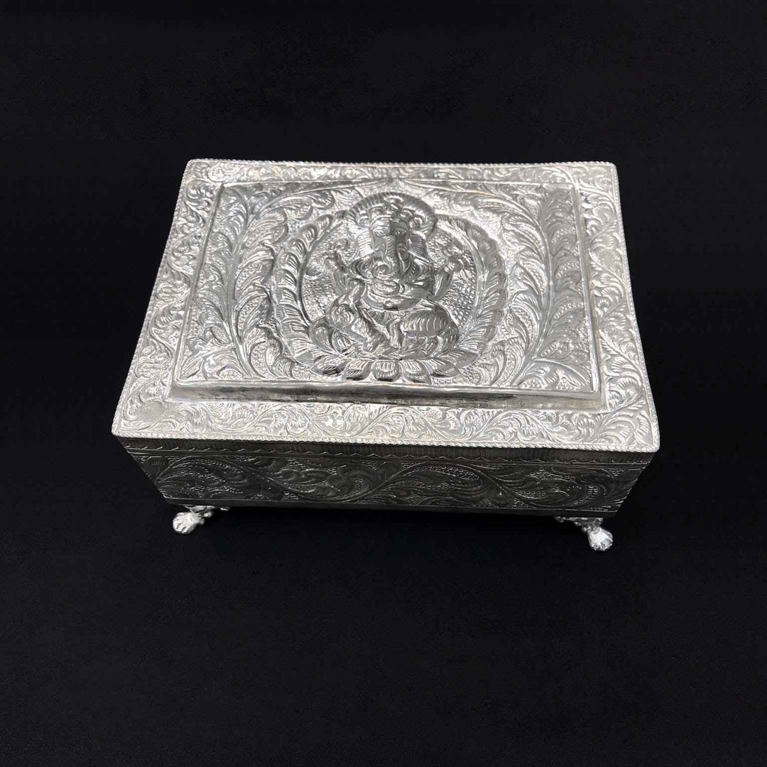Silver Jewellery Box Availability: Immediate RB Diamond Jewellers