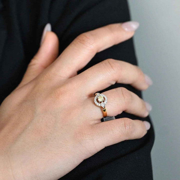 14K YG  Ghera Diamond Ring-1pc