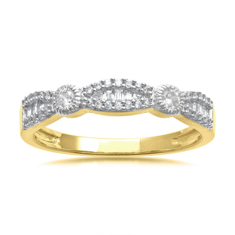 14K YG Band Diamond Ring-1pc - RB Diamond Jewellers