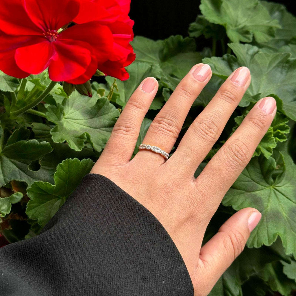 Diamond rings will complement outfits across all styles.