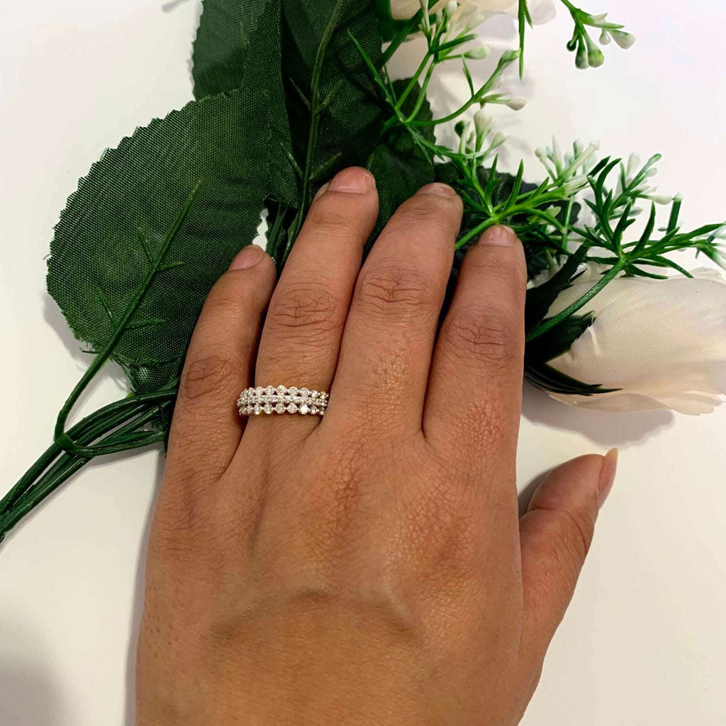 Diamond rings will complement outfits across all styles.