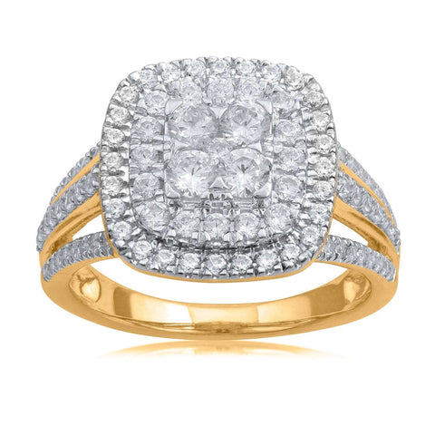14K YG Bridal Diamond Ring-1pc - RB Diamond Jewellers