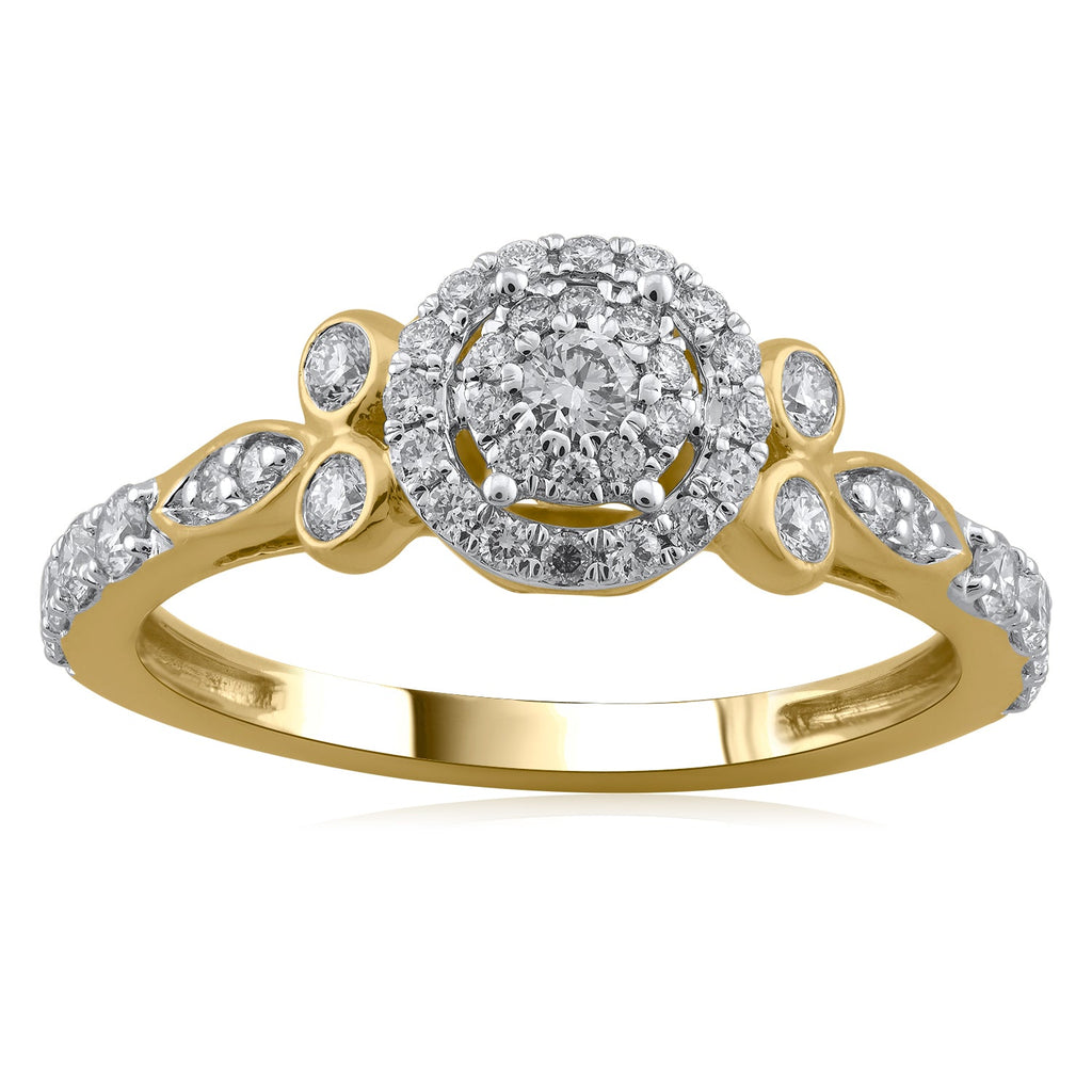 Diamond rings will complement outfits across all styles.