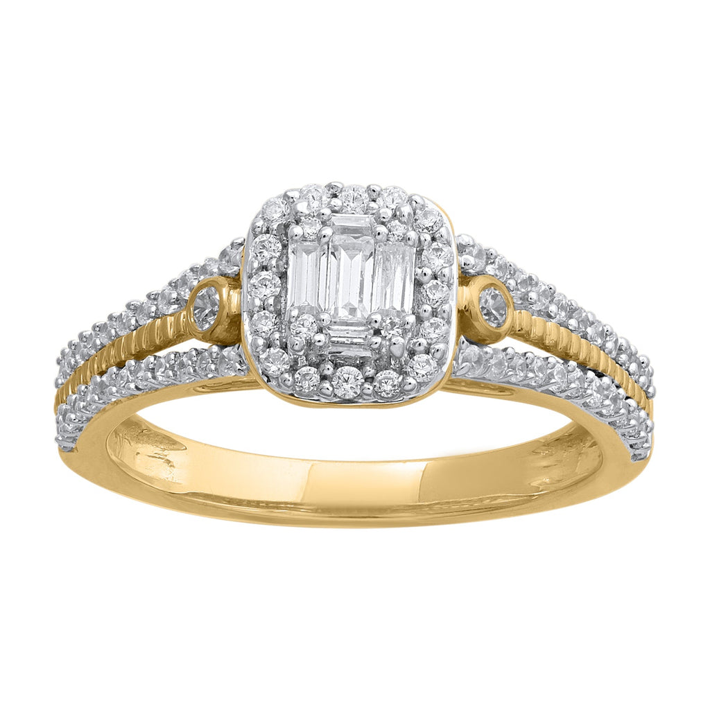 Diamond rings will complement outfits across all styles.