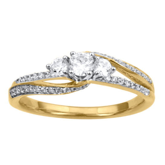 Diamond rings will complement outfits across all styles.