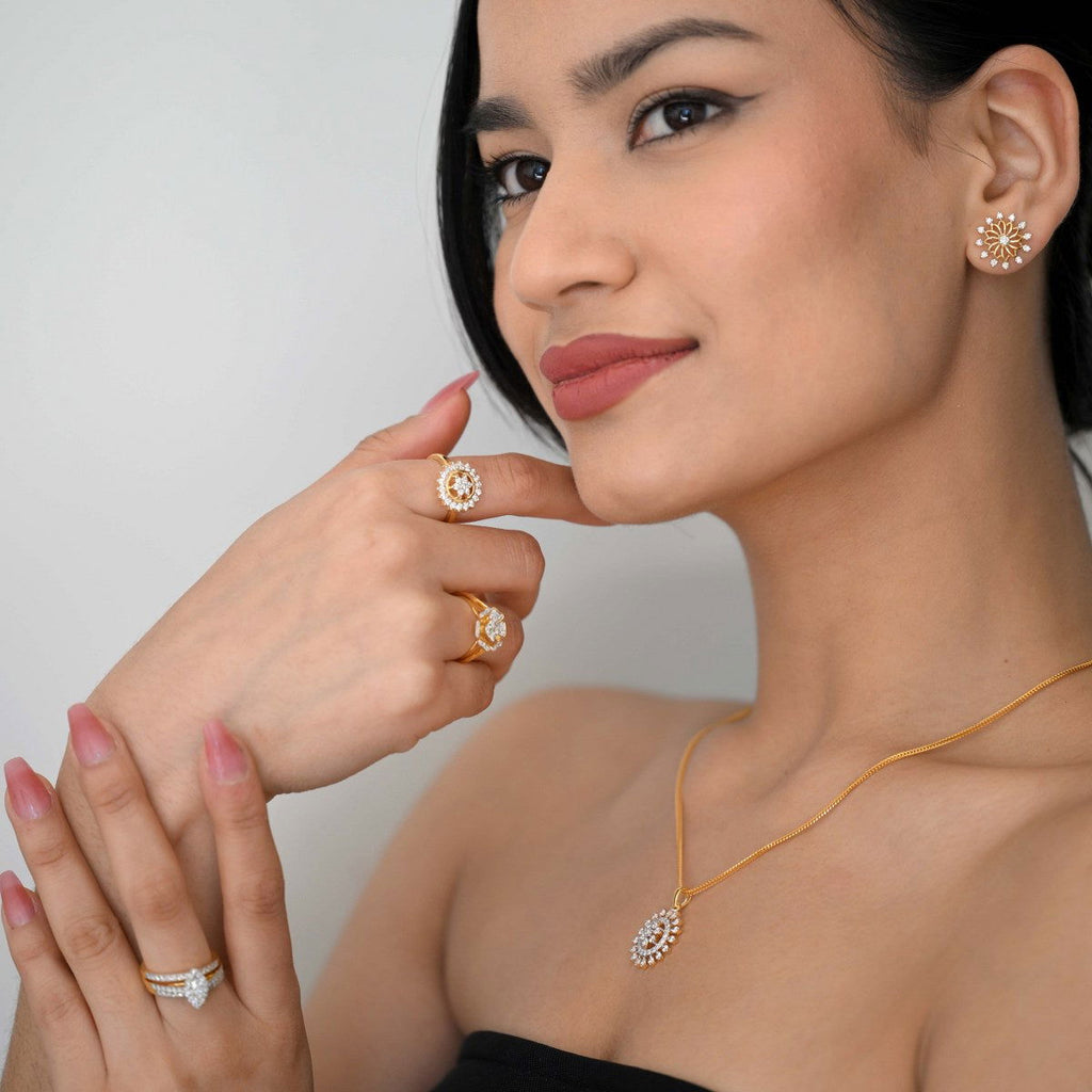Diamond rings will complement outfits across all styles.