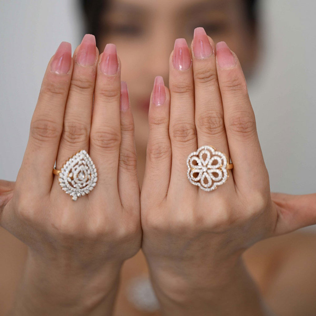 Diamond rings will complement outfits across all styles.
