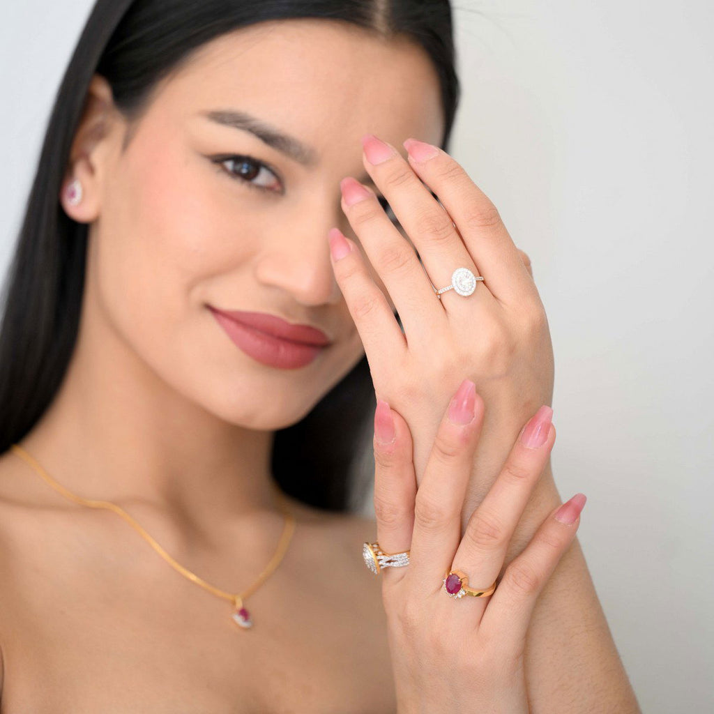 Diamond rings will complement outfits across all styles.