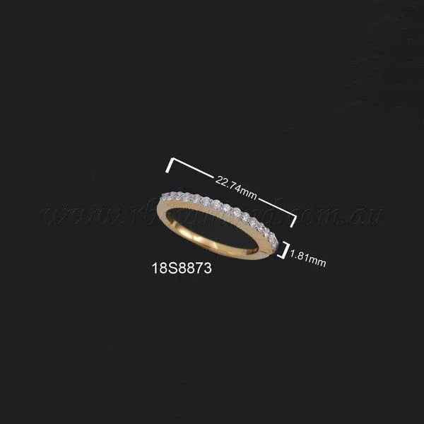 14K YG Diamond Band Ring-1pc