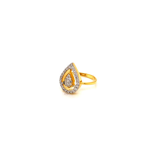 14K YG Diamond Ring - RB Diamond Jewellers