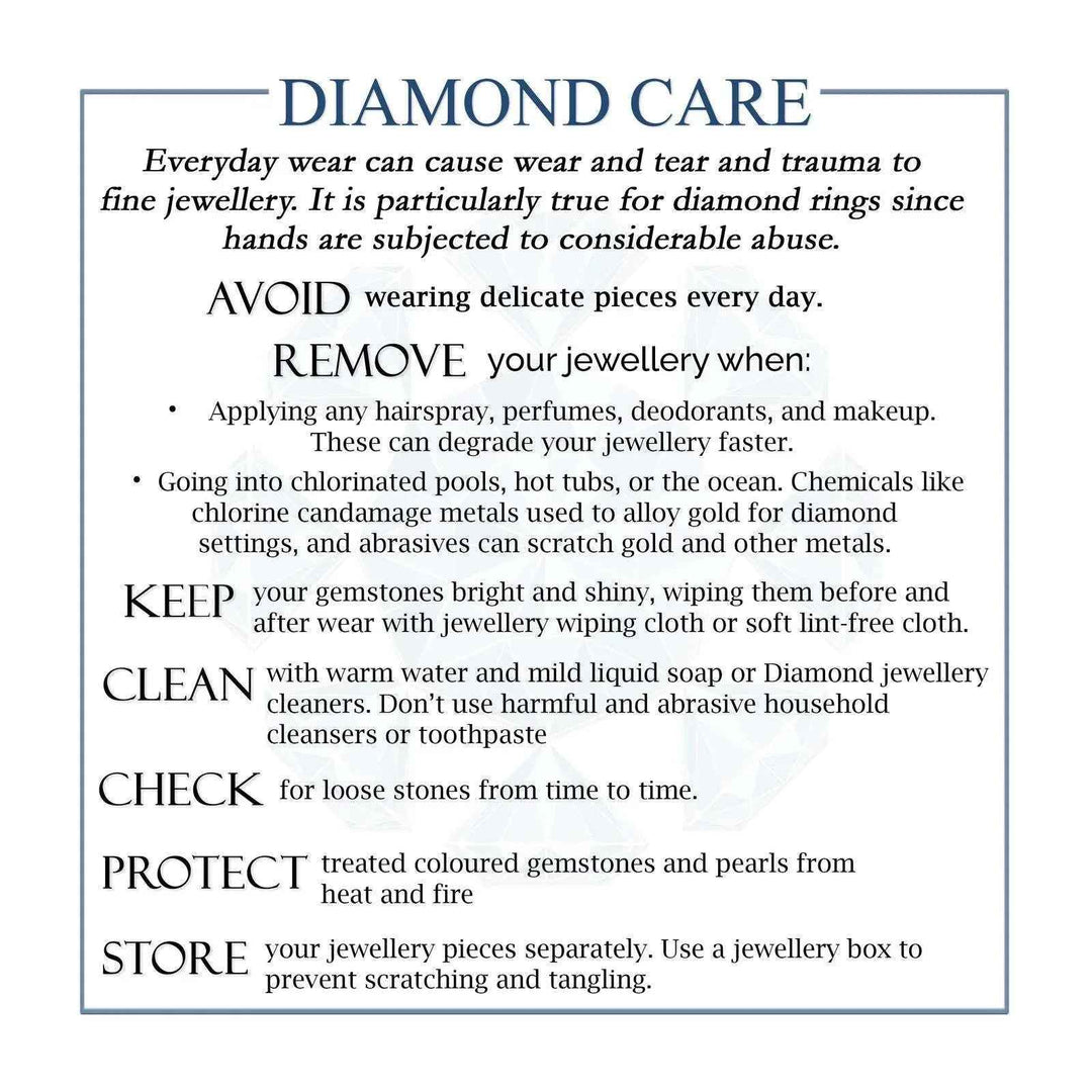 14K YG Drop Diamond Ring