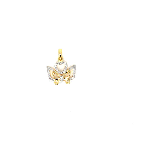 14K YG Fancy Diamond Pendant-1pc - RB Diamond Jewellers