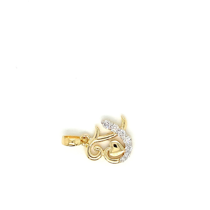 14K YG Fancy Diamond Pendant-1pc - RB Diamond Jewellers