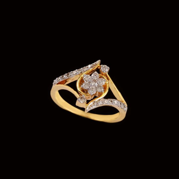 14K YG Fancy Diamond Ring-1pc - RB Diamond Jewellers