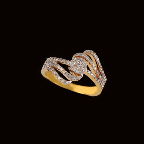 14K YG Fancy Diamond Ring-1pc - RB Diamond Jewellers