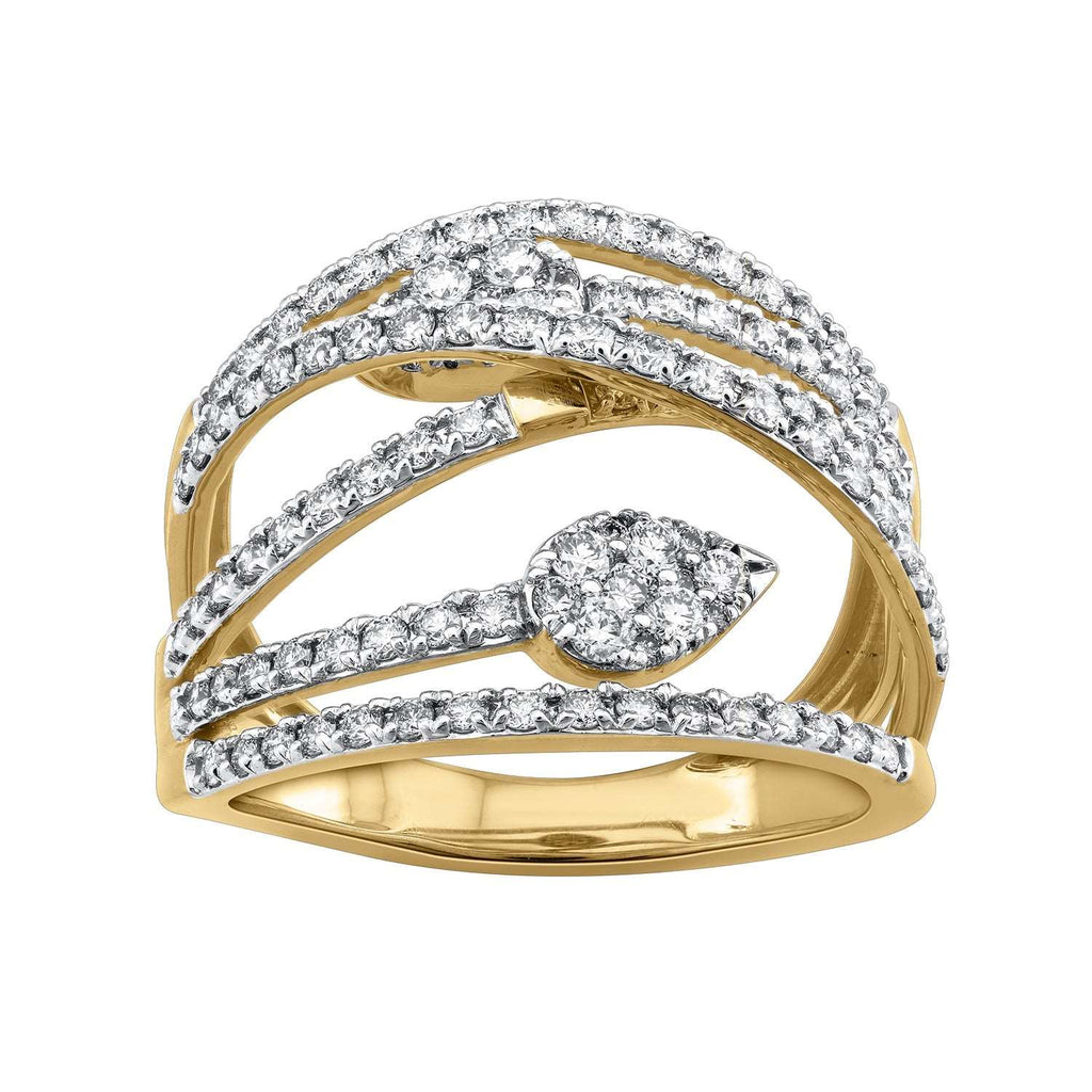 Diamond rings will complement outfits across all styles.