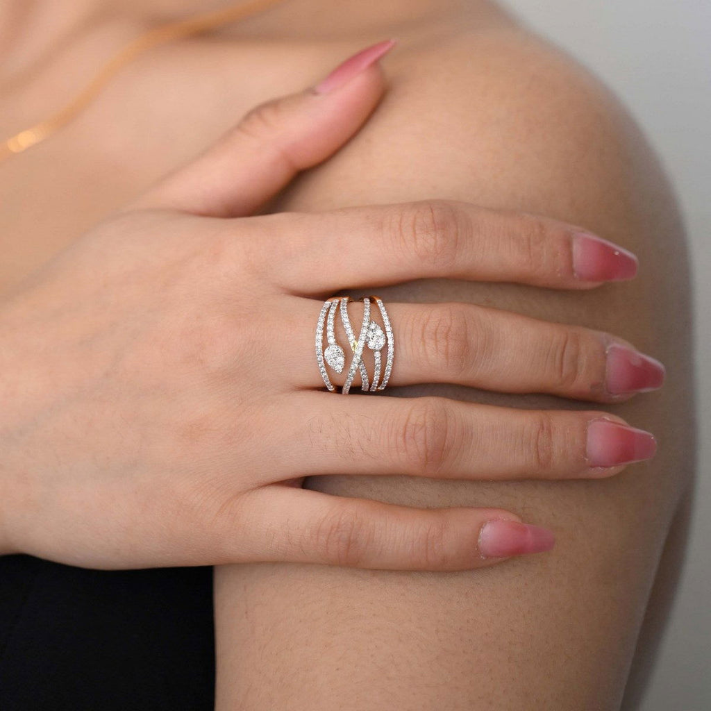 Diamond rings will complement outfits across all styles.