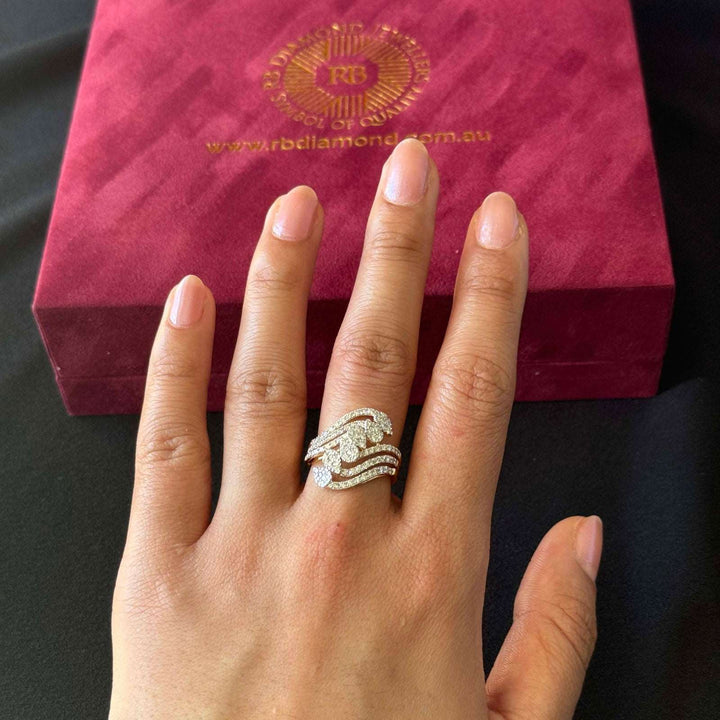 14K YG Fancy Diamond Ring-1pc - RB Diamond Jewellers
