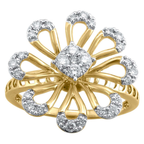 14K YG Fancy Diamond Ring-1pc - RB Diamond Jewellers