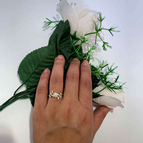 14K YG Fancy Diamond Ring-1pc - RB Diamond Jewellers