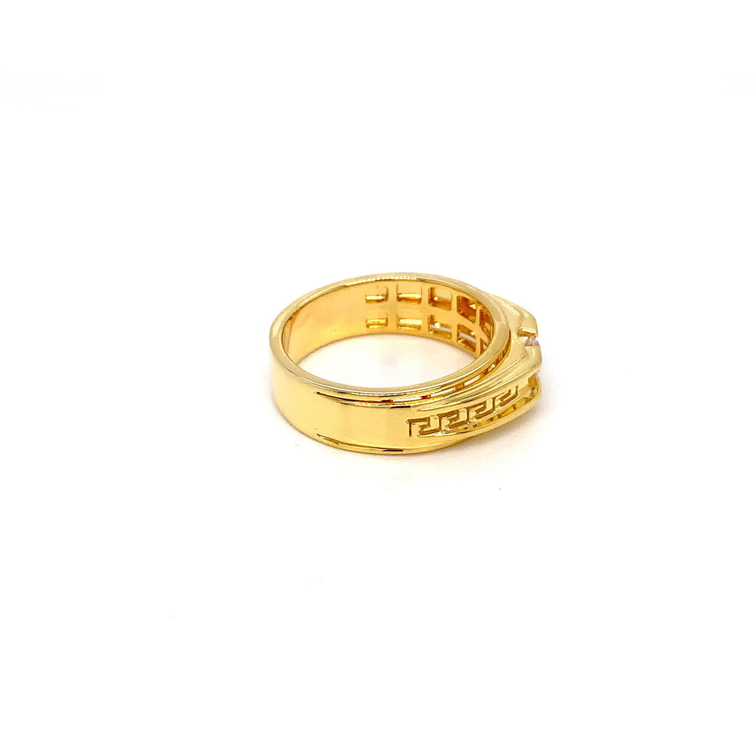14K YG Men's Solitaire Diamond Ring-1pc - RB Diamond Jewellers