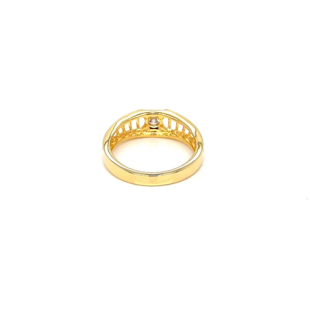 14K YG Men's Solitaire Diamond Ring-1pc - RB Diamond Jewellers