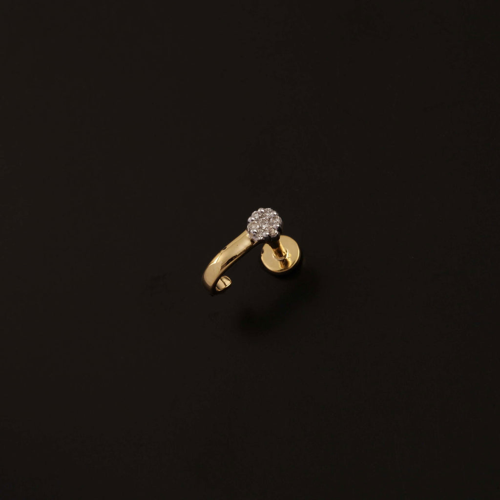 Flaunt your Elegant Diamond nosepin that are made to steal attention.