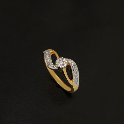 14K YG Pressure Set Diamond Ring-1pc - RB Diamond Jewellers
