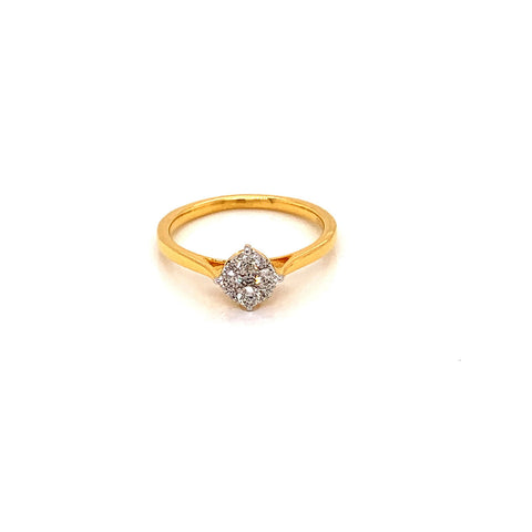 14K YG Pressure Set Diamond Ring-1pc - RB Diamond Jewellers