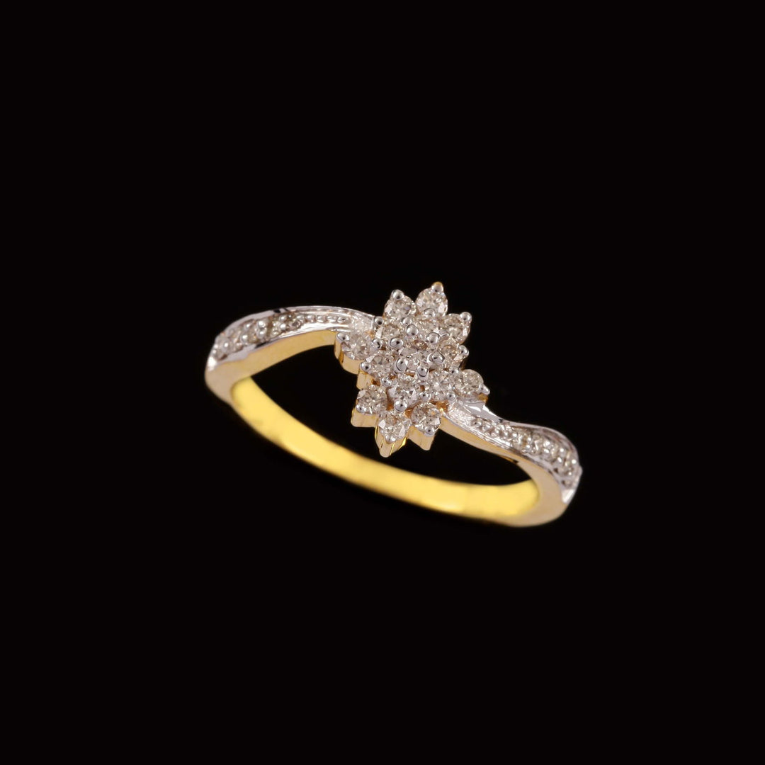 14K YG Star Diamond Ring-1pc - RB Diamond Jewellers